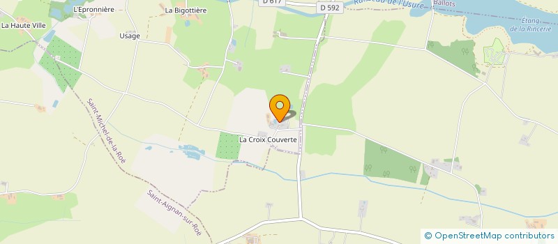 localisation de l'entreprise GROUPEMENT AGRICOLE D EXPLOITATION EN COMMUN RECONNU DES VERGERS  BALLOTS