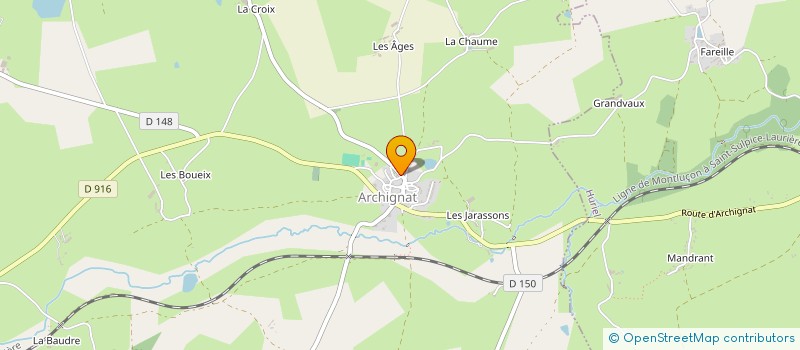 localisation de l'entreprise GROUPEMENT AGRICOLE D'EXPLOITATION EN COMMUN RECONNU DEVAUX à ARCHIGNAT