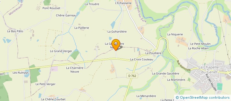 localisation de l'entreprise GROUPEMENT AGRICOLE D'EXPLOITATION EN COMMUN RECONNU DOIEZIE à MONTREVAULT-SUR-EVRE