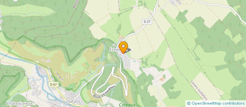 localisation de l'entreprise GROUPEMENT AGRICOLE D'EXPLOITATION EN COMMUN RECONNU DREZET  ECHEVANNES