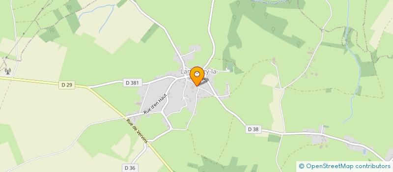 localisation de l'entreprise GROUPEMENT AGRICOLE D'EXPLOITATION EN COMMUN RECONNU DU BACQUET  LANDOUZY-LA-VILLE