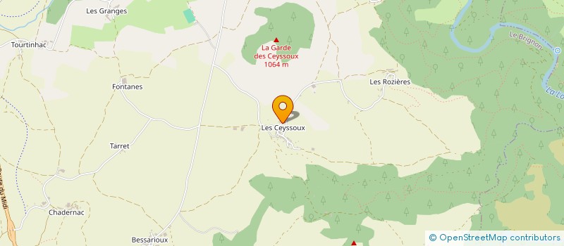 localisation de l'entreprise GROUPEMENT AGRICOLE D'EXPLOITATION EN COMMUN RECONNU DU BOIS D'EPIS  LE BRIGNON