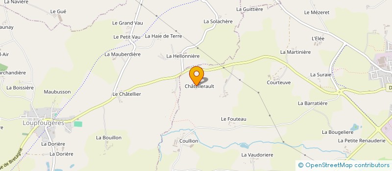 localisation de l'entreprise GROUPEMENT AGRICOLE D EXPLOITATION EN COMMUN RECONNU DU CHATELLERAULT à VILLAINES-LA-JUHEL