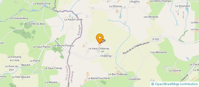 localisation de l'entreprise GROUPEMENT AGRICOLE D'EXPLOITATION EN COMMUN RECONNU DU CHATENAY à LARCHAMP