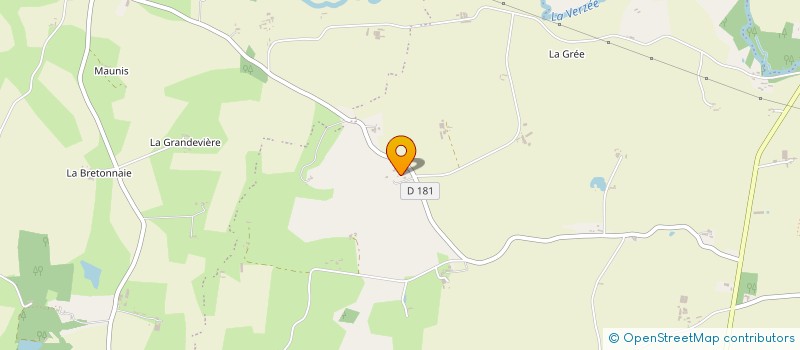 localisation de l'entreprise GROUPEMENT AGRICOLE D'EXPLOITATION EN COMMUN RECONNU DU CHERAN  SEGRE-EN-ANJOU BLEU