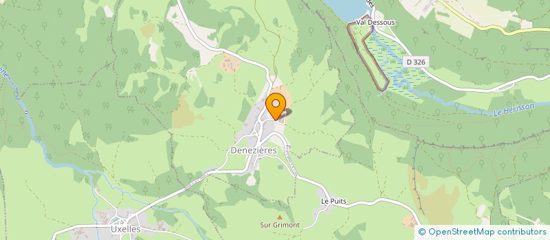 localisation de l'entreprise GROUPEMENT AGRICOLE D'EXPLOITATION EN COMMUN RECONNU DU CURTILLET à DENEZIERES