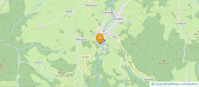 localisation de l'entreprise GROUPEMENT AGRICOLE D'EXPLOITATION EN COMMUN RECONNU DU DECOUSU  SAINT-CHRISTOPHE-EN-BOURBONNAIS