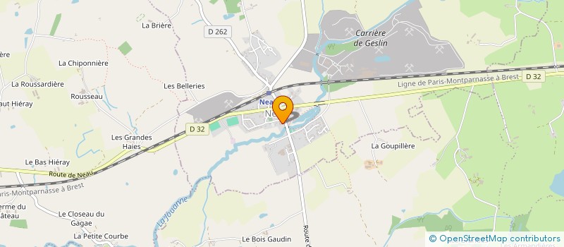 localisation de l'entreprise GROUPEMENT AGRICOLE D EXPLOITATION EN COMMUN RECONNU DU FRETAY à GESNES