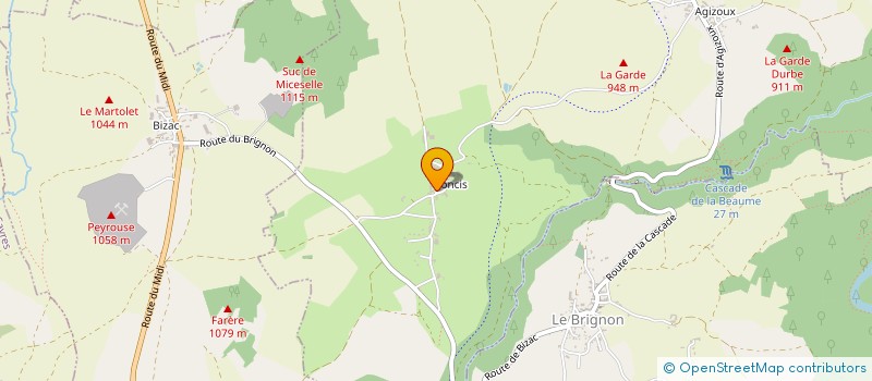 localisation de l'entreprise GROUPEMENT AGRICOLE D'EXPLOITATION EN COMMUN RECONNU DU GOUTAY à SOLIGNAC-SUR-LOIRE