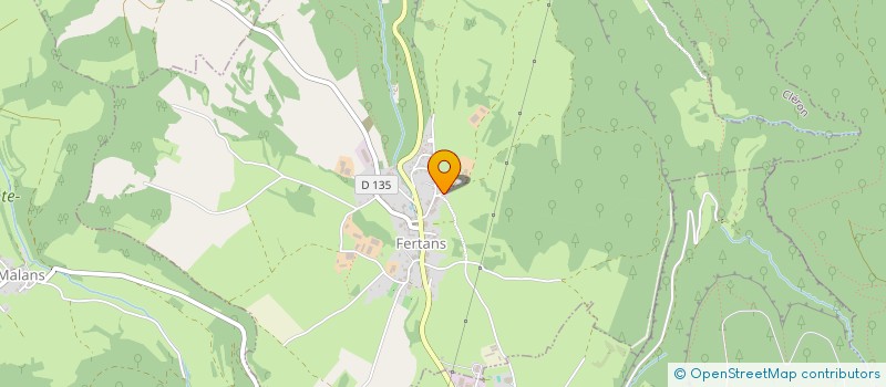 localisation de l'entreprise GROUPEMENT AGRICOLE D'EXPLOITATION EN COMMUN RECONNU DU GRAND CHATEL à FERTANS