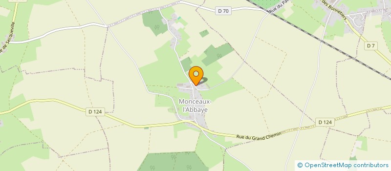 localisation de l'entreprise GROUPEMENT AGRICOLE D'EXPLOITATION EN COMMUN RECONNU DU LARIQUET  MONCEAUX-L'ABBAYE