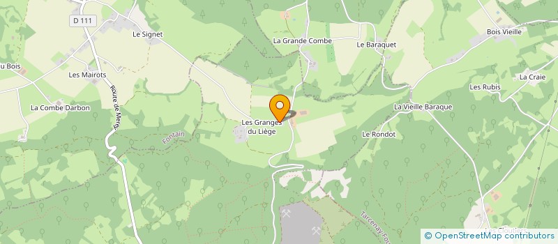 localisation de l'entreprise GROUPEMENT AGRICOLE D'EXPLOITATION EN COMMUN RECONNU DU LIEGE à LES MONTS-RONDS