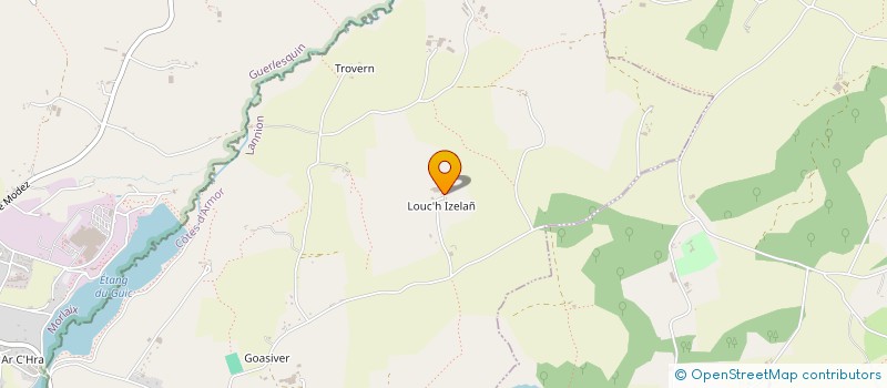 localisation de l'entreprise GROUPEMENT AGRICOLE D'EXPLOITATION EN COMMUN RECONNU DU LOUC'H à PLOUGRAS