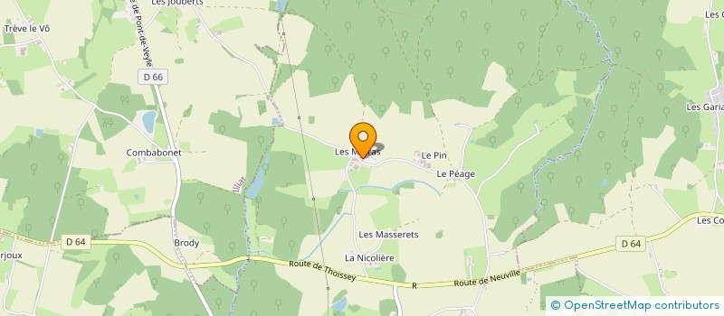 localisation de l'entreprise GROUPEMENT AGRICOLE D'EXPLOITATION EN COMMUN RECONNU DU MOLESON à L'ABERGEMENT-CLEMENCIAT