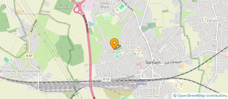 localisation de l'entreprise GROUPEMENT AGRICOLE D'EXPLOITATION EN COMMUN RECONNU DU PETIT CHEMIN à SOMAIN