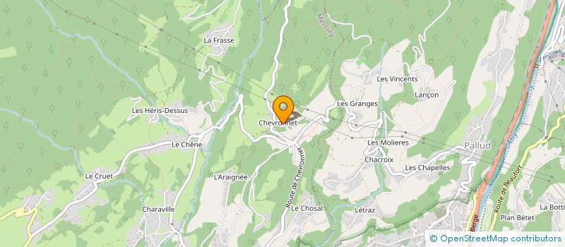 localisation de l'entreprise GROUPEMENT AGRICOLE D EXPLOITATION EN COMMUN RECONNU DU PETIT SAVOYARD à MERCURY
