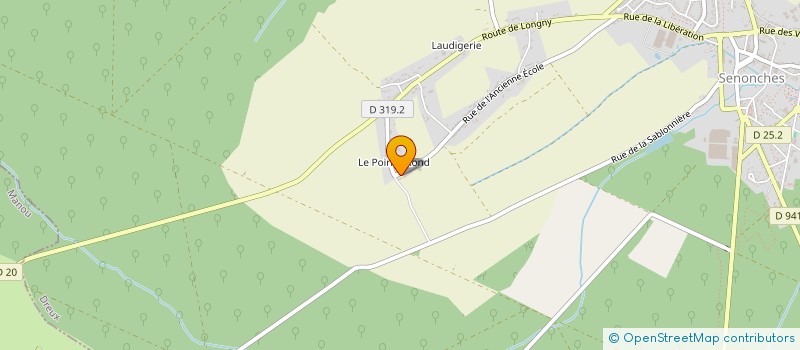 localisation de l'entreprise GROUPEMENT AGRICOLE D 'EXPLOITATION EN COMMUN RECONNU DU POIRIER ROND à SENONCHES