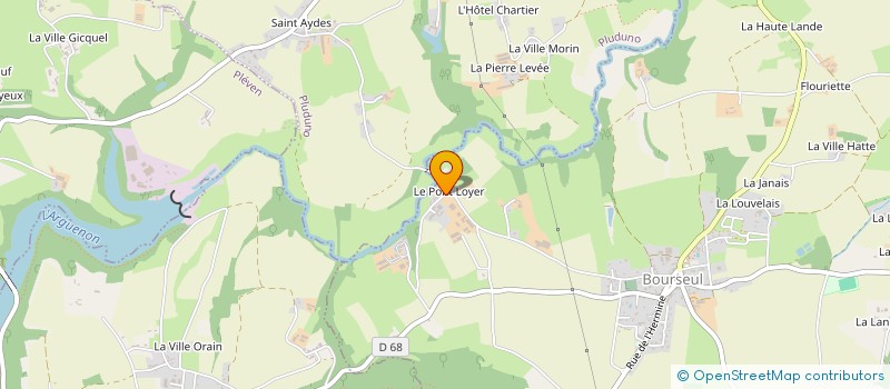 localisation de l'entreprise GROUPEMENT AGRICOLE D'EXPLOITATION EN COMMUN RECONNU DU PONT LOYER  BOURSEUL