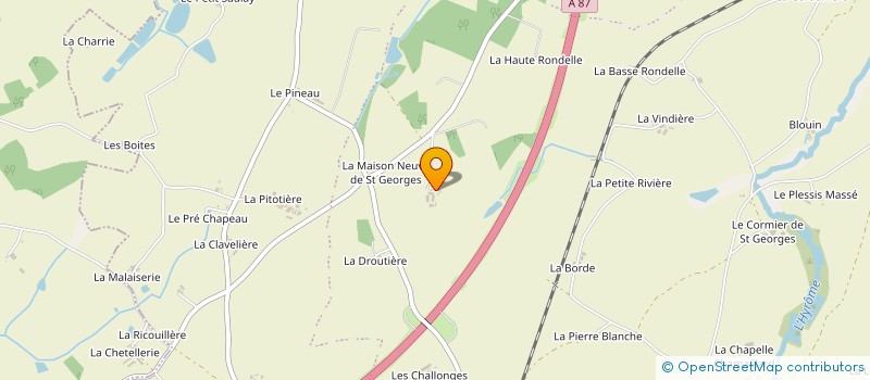 localisation de l'entreprise GROUPEMENT AGRICOLE D'EXPLOITATION EN COMMUN RECONNU DU PUITS à CHEMILLE-EN-ANJOU