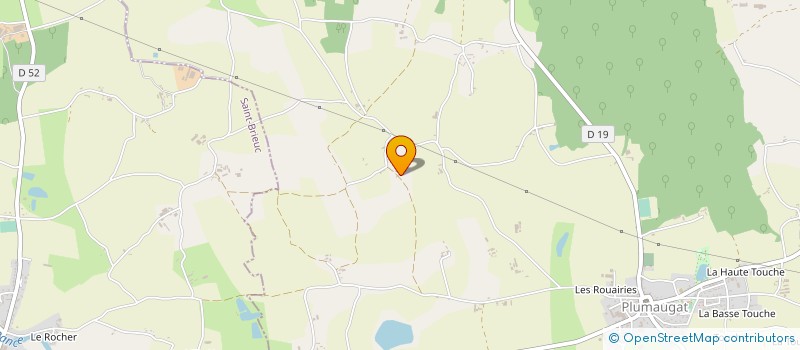 localisation de l'entreprise GROUPEMENT AGRICOLE D'EXPLOITATION EN COMMUN RECONNU DU QUESTAY à PLUMAUGAT