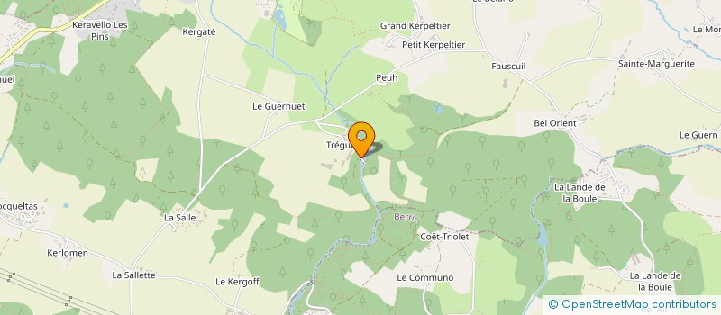 localisation de l'entreprise GROUPEMENT AGRICOLE D'EXPLOITATION EN COMMUN RECONNU DU RENDEZ-VOUS à SULNIAC