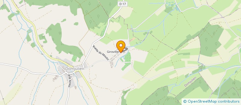localisation de l'entreprise GROUPEMENT AGRICOLE D'EXPLOITATION EN COMMUN RECONNU DU VAL D'AROL à DOMJULIEN