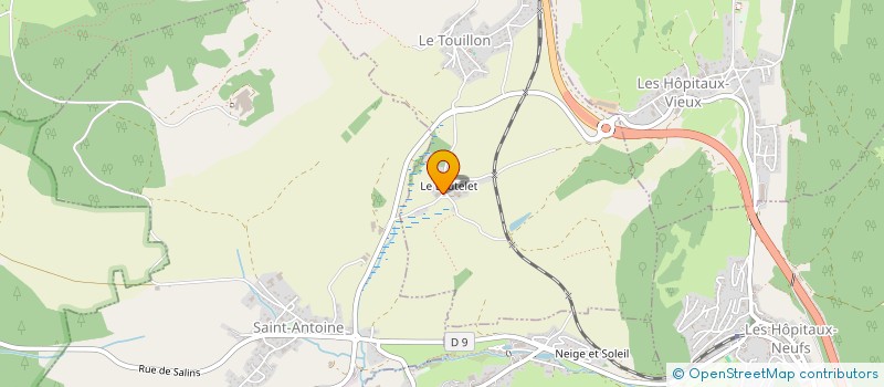 localisation de l'entreprise GROUPEMENT AGRICOLE D'EXPLOITATION EN COMMUN RECONNU DU VEZENAY à SAINT-ANTOINE