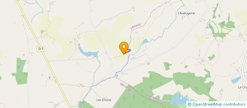 localisation de l'entreprise GROUPEMENT AGRICOLE D EXPLOITATION EN COMMUN RECONNU DUGENETAIS  JUBLAINS