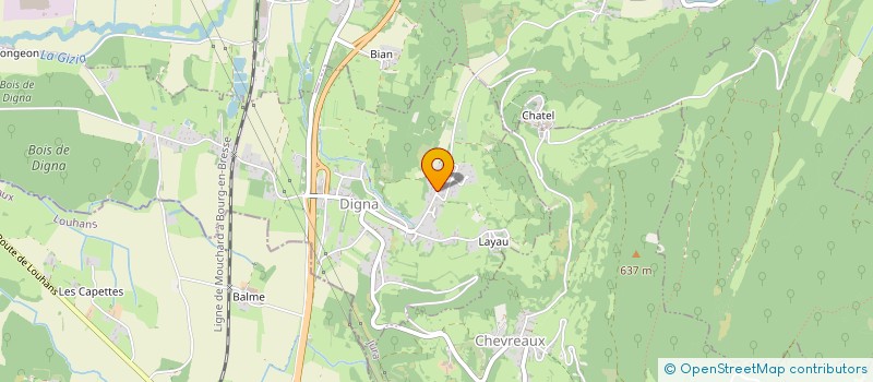 localisation de l'entreprise GROUPEMENT AGRICOLE D'EXPLOITATION EN COMMUN RECONNU ECUYER  DIGNA