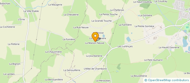 localisation de l'entreprise GROUPEMENT AGRICOLE D'EXPLOITATION EN COMMUN RECONNU FLECHAIS à PORT-BRILLET