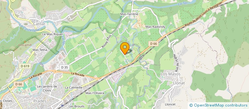 localisation de l'entreprise GROUPEMENT AGRICOLE D'EXPLOITATION EN COMMUN RECONNU GAEC LES NIVIERES  TAURINYA