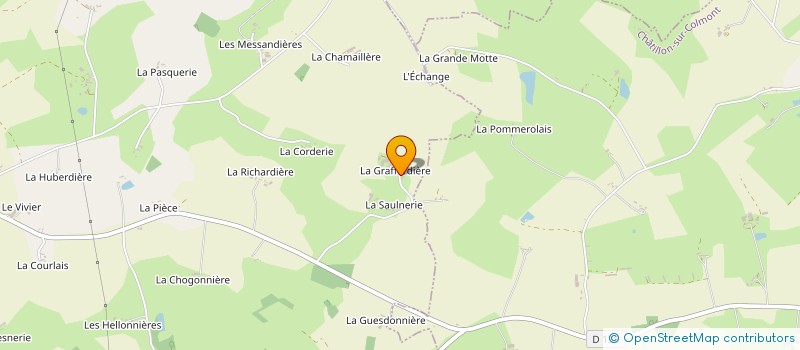 localisation de l'entreprise GROUPEMENT AGRICOLE D EXPLOITATION EN COMMUN RECONNU GARNIER à SAINT-DENIS-DE-GASTINES