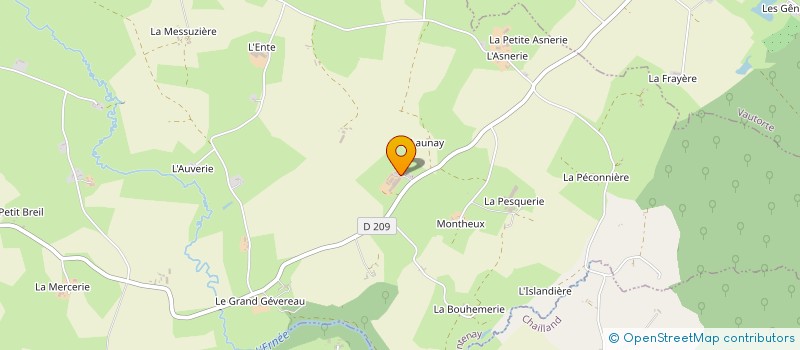 localisation de l'entreprise GROUPEMENT AGRICOLE D EXPLOITATION EN COMMUN RECONNU GARNIER FONTAINE à MONTENAY