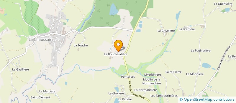 localisation de l'entreprise GROUPEMENT AGRICOLE D'EXPLOITATION EN COMMUN RECONNU GIBOUIN - BABONNEAU à BEAUPREAU-EN-MAUGES