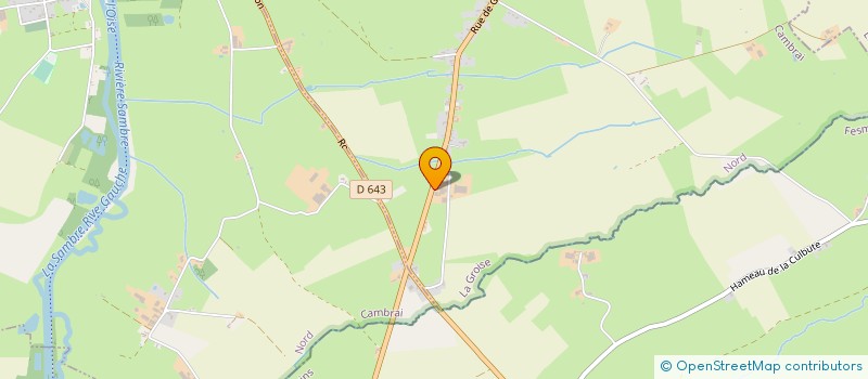 localisation de l'entreprise GROUPEMENT AGRICOLE D'EXPLOITATION EN COMMUN RECONNU GODART  LA GROISE