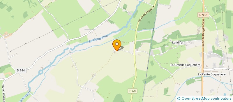 localisation de l'entreprise GROUPEMENT AGRICOLE D'EXPLOITATION EN COMMUN RECONNU GOISLARD DUPERRAY à BAUGE-EN-ANJOU