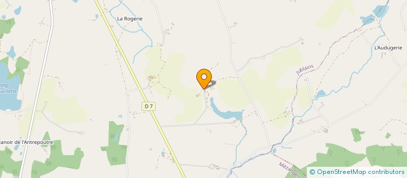 localisation de l'entreprise GROUPEMENT AGRICOLE D EXPLOITATION EN COMMUN RECONNU HAMON-PERRIER  JUBLAINS