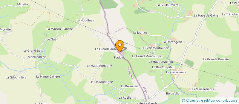 localisation de l'entreprise GROUPEMENT AGRICOLE D'EXPLOITATION EN COMMUN RECONNU JML à LA PELLERINE