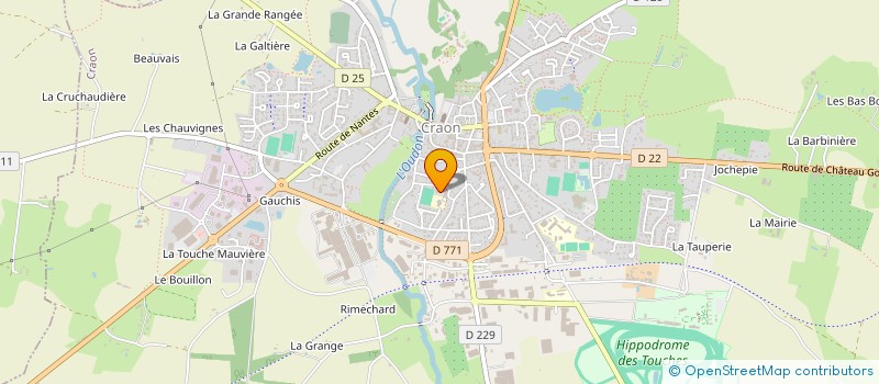 localisation de l'entreprise GROUPEMENT AGRICOLE D EXPLOITATION EN COMMUN RECONNU LA COURTILLE à LIVRE-LA-TOUCHE