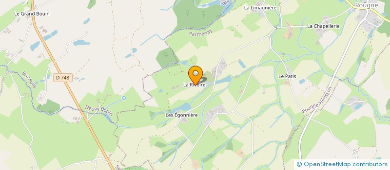 localisation de l'entreprise GROUPEMENT AGRICOLE D'EXPLOITATION EN COMMUN RECONNU LA RIVOIRE à POUGNE-HERISSON