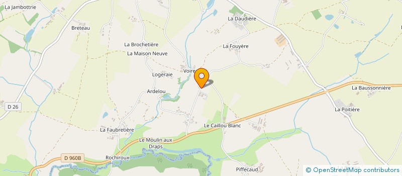 localisation de l'entreprise GROUPEMENT AGRICOLE D EXPLOITATION EN COMMUN RECONNU LA ROSE DES VENTS à LE BOUPERE