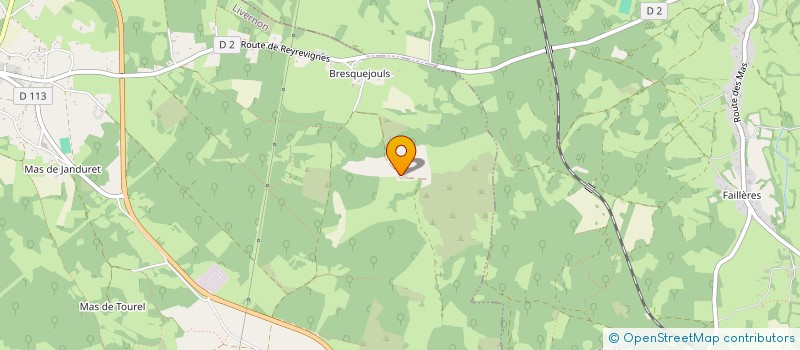 localisation de l'entreprise GROUPEMENT AGRICOLE D'EXPLOITATION EN COMMUN RECONNU LA TERRE  LIVERNON