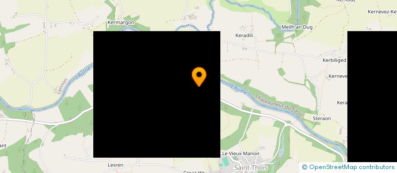 localisation de l'entreprise GROUPEMENT AGRICOLE D'EXPLOITATION EN COMMUN RECONNU LA VALLEE DE L'AULNE  SAINT-THOIS