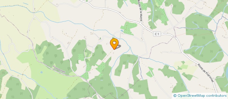 localisation de l'entreprise GROUPEMENT AGRICOLE D'EXPLOITATION EN COMMUN RECONNU LA VIEILLE GRANGE  VAZERAC