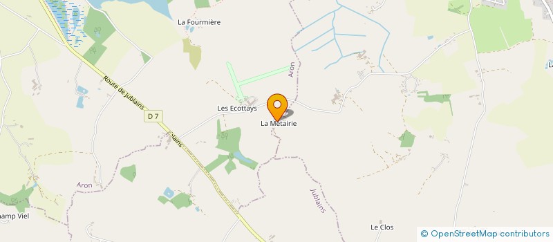 localisation de l'entreprise GROUPEMENT AGRICOLE D EXPLOITATION EN COMMUN RECONNU LANDEMAINE  MARCILLE-LA-VILLE