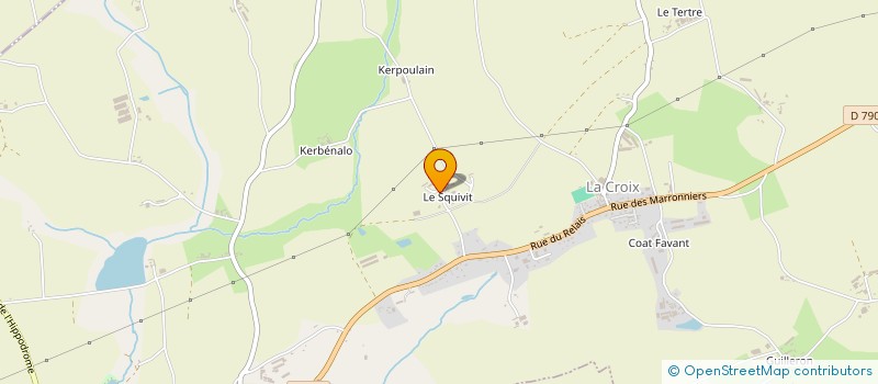 localisation de l'entreprise GROUPEMENT AGRICOLE D'EXPLOITATION EN COMMUN RECONNU LE BARS  LE HAUT-CORLAY