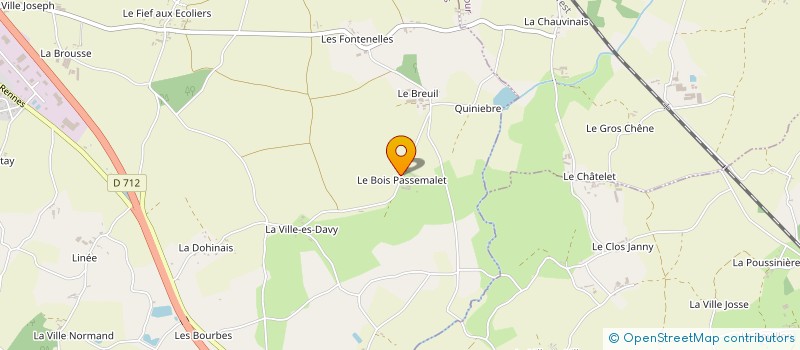 localisation de l'entreprise GROUPEMENT AGRICOLE D'EXPLOITATION EN COMMUN RECONNU LE BOIS PASSEMALET à BROONS