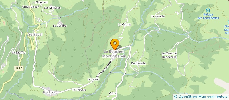 localisation de l'entreprise GROUPEMENT AGRICOLE D'EXPLOITATION EN COMMUN RECONNU LE GRAND CARRE à LE BOUCHET-MONT-CHARVIN