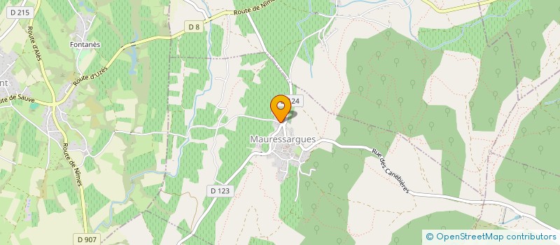 localisation de l'entreprise GROUPEMENT AGRICOLE D'EXPLOITATION EN COMMUN RECONNU LE MAS DE LA COURME  SAINT-BENEZET