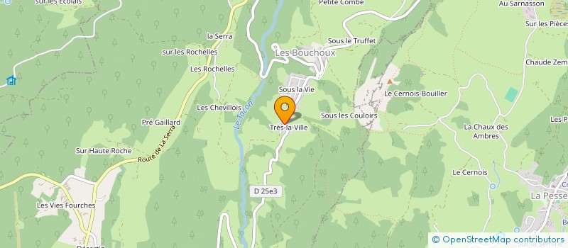 localisation de l'entreprise GROUPEMENT AGRICOLE D'EXPLOITATION EN COMMUN RECONNU LE PETIT HERBASSIER  LES BOUCHOUX